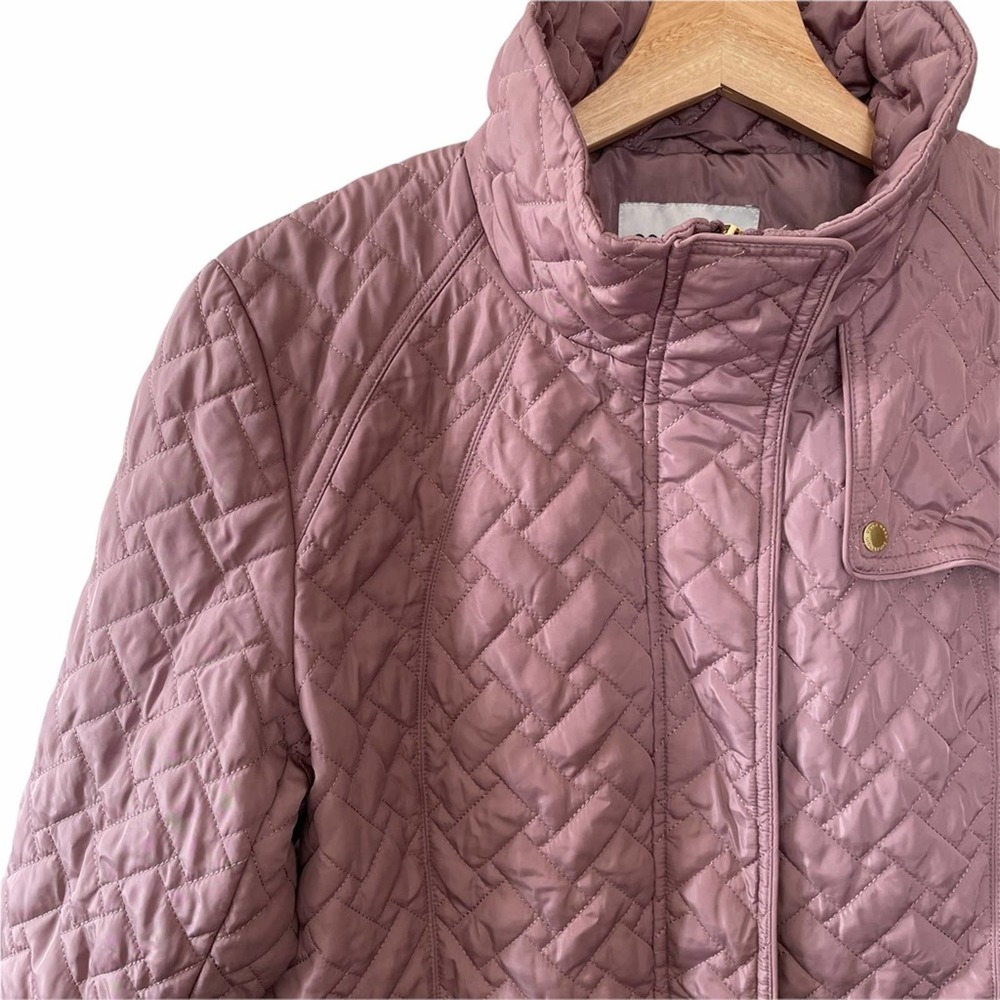 Cole Haan Women’s Classic Quilted Coat size large - Picture 2 of 12